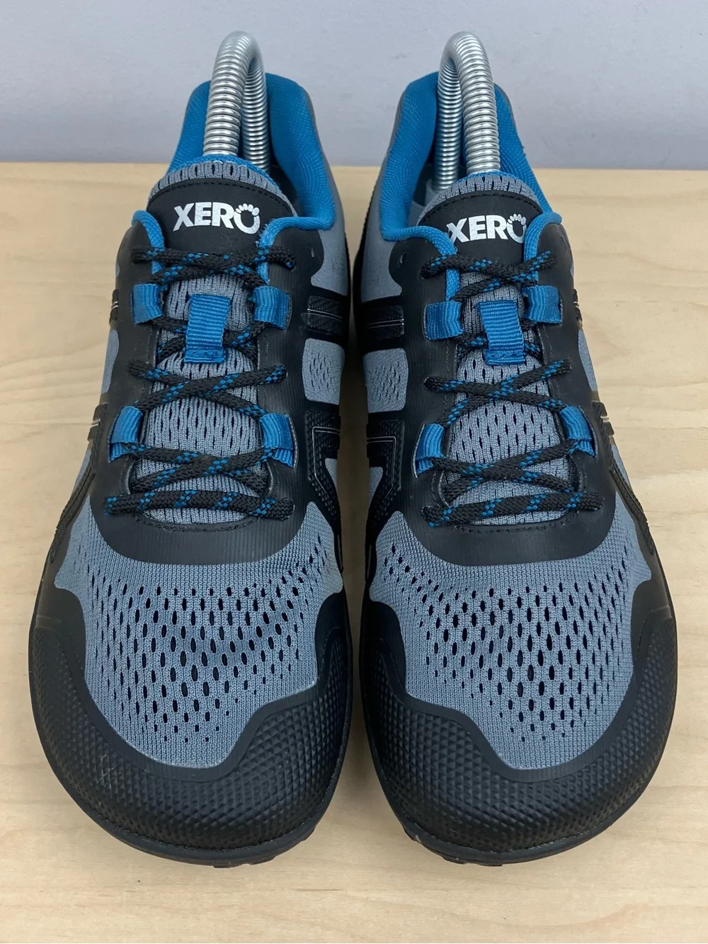 Xero Shoes Women’s Size 7.0 Mesa Trail II Minimalist Hiking Shoe Blue Gray Black